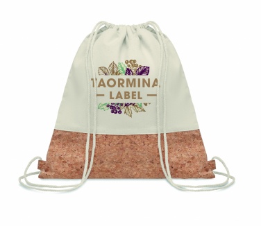 Logo trade meene pilt: 160gr/m² puuvillane nööriga kott