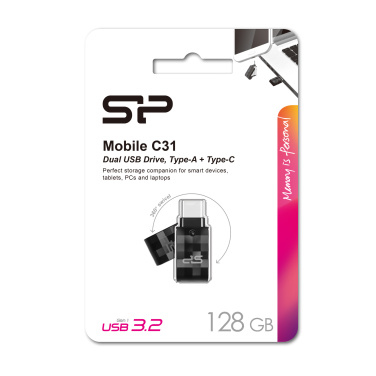 Logotrade reklaamkingid pilt: Pendrive USB/tüüp - C Silicon Power Mobile C31 3.0 OTG