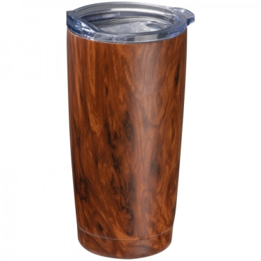 Logotrade firmakingitused pilt: Puidust välimusega roostevabast terasest kruus COSTA RICA 550 ml