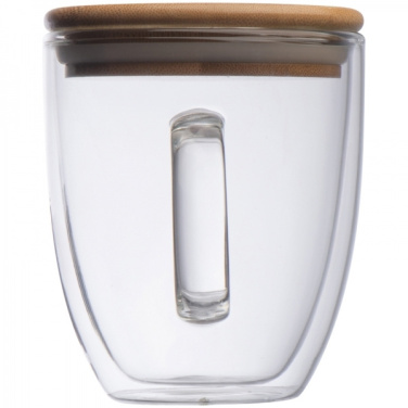 Logotrade reklaamtooted pilt: Topeltseinaga klaasist tass GERTHE 350 ml