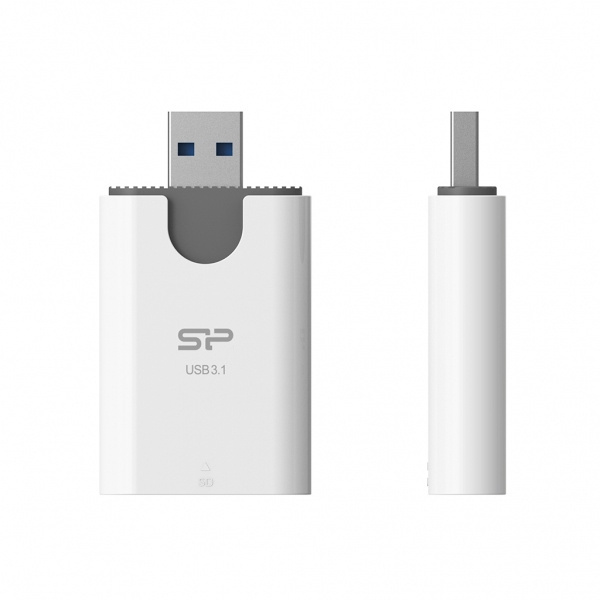Logotrade ärikingituse foto: MicroSD ja SD-kaardi lugeja Silicon Power Combo 3.1