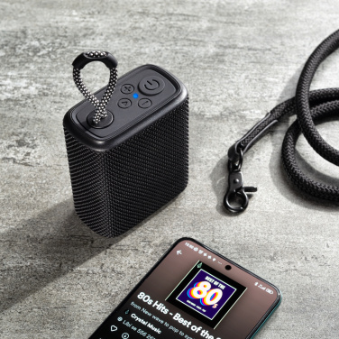 Logotrade reklaamkingi foto: Veekindel bluetooth kõlar HARDEOL Schwarzwolf