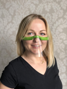 Logo trade reklaamkingi pilt: KALIPSO näokaitse - läbipaistev mask suu ja nina jaoks 1447162