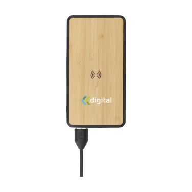 Logo trade ärikingid foto: Boru Bamboo RCS taaskasutatud ABS Powerbanki juhtmeta laadija
