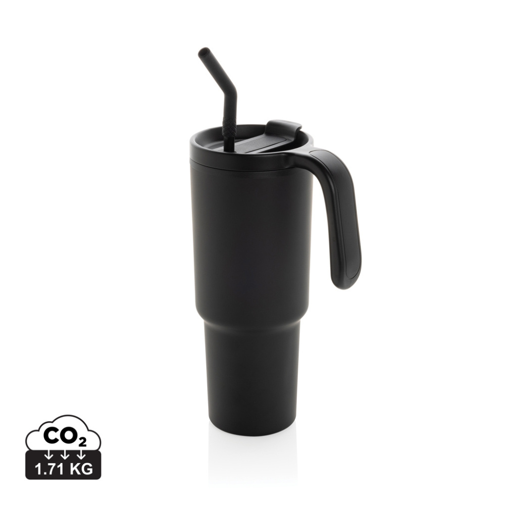 Logotrade reklaamtoote foto: Graphic 360 RCS sertifikaadiga taaskasutatud terasest termoskruus 900ml
