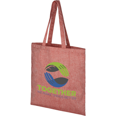 Logo trade firmakingi pilt: Pheebs 150 g/m² taaskasutatud kandekott 7L