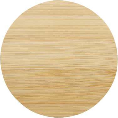 Logo trade ärikingid foto: Lenora 250 ml klaasist tass bambusest kaanega