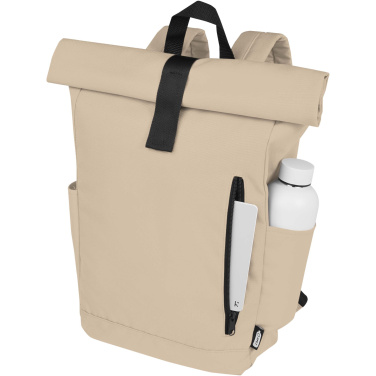 Logotrade ärikingituse foto: Byron 15,6" GRS RPET rull-top seljakott 18L