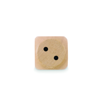 Logotrade ärikingitused pilt: Schima puidust täringud läbimõõduga 3 cm