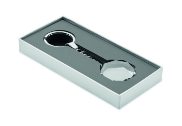 Logotrade reklaamtoote foto: Klaasist võtmehoidja