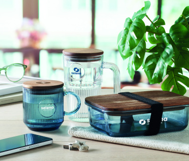 Logotrade firmakingid pilt: Ribiline klaasist kruus 300ml VITRIO MUG