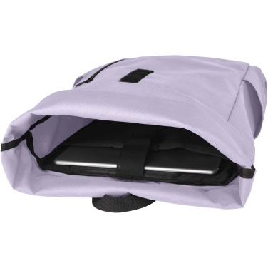 Logotrade meene foto: Byron 15,6" GRS RPET rull-top seljakott 18L