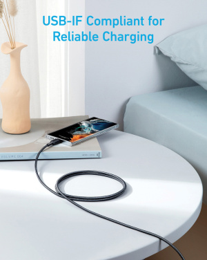 Logotrade meened pilt: Anker USB-C - USB-C kaabel, 1,8 meetrit 60W
