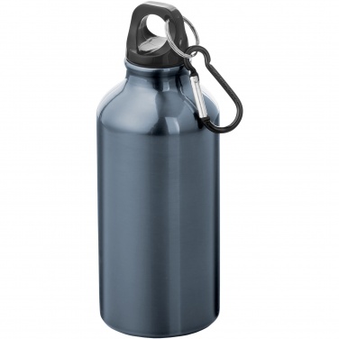 Logotrade liikelahjat kuva: Oregon 400 ml:n alumiininen vesipullo karabiinikoukulla