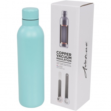 Logotrade liikelahja mainoslahja kuva: Thor-termospullo, kuparieriste, 510 ml