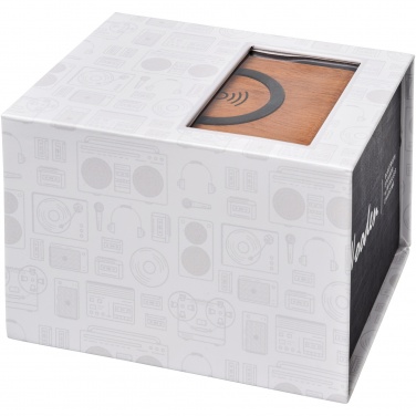 Logotrade liikelahjat kuva: Wooden-kaiutin 3W ja langaton latausalusta