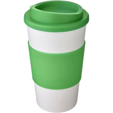 Logotrade mainostuote tuotekuva: Americano® 350 ml eristetty muki oterenkaalla
