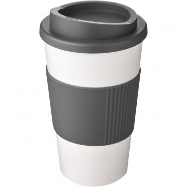 Logo trade mainoslahjat tuotekuva: Americano® 350 ml eristetty muki oterenkaalla