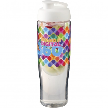 Logotrade liikelahja tuotekuva: H2O Active® Tempo 700 ml flip kansi urheilujuomapullo & uuttaja