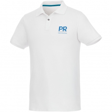 Logo trade liikelahjat mainoslahjat kuva: Beryl short sleeve men's organic recycled polo