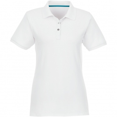 Logotrade mainostuotet kuva: Beryl short sleeve women's organic recycled polo