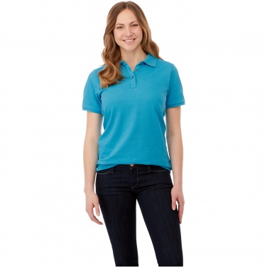 Logo trade liikelahjat tuotekuva: Beryl short sleeve women's organic recycled polo