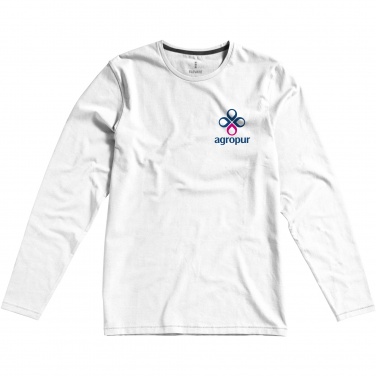 Logo trade mainostuotet tuotekuva: Ponoka long sleeve men's organic t-shirt