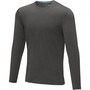 Logo trade liikelahja kuva: Ponoka long sleeve men's organic t-shirt
