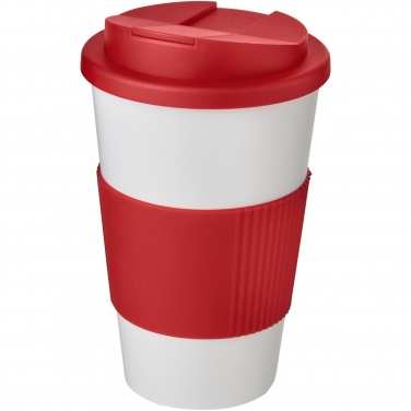 Logo trade mainoslahjat tuotekuva: Americano® 350 ml muki, läikyttämätön kansi, grippi