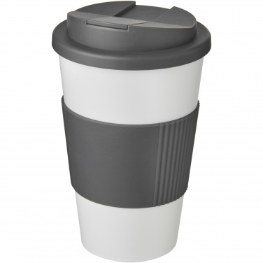 Logotrade liikelahja tuotekuva: Americano® 350 ml muki, läikyttämätön kansi, grippi
