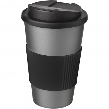 Logotrade liikelahja mainoslahja kuva: Americano® 350 ml muki, läikyttämätön kansi, grippi