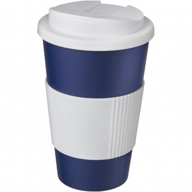 Logo trade mainoslahja kuva: Americano® 350 ml muki, läikyttämätön kansi, grippi