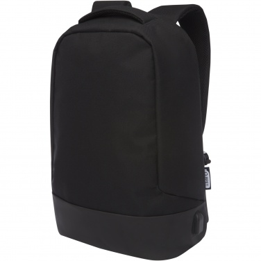 Logotrade liikelahja tuotekuva: Cover GRS RPET-reppu varkaudenesto-ominaisuudella 18L