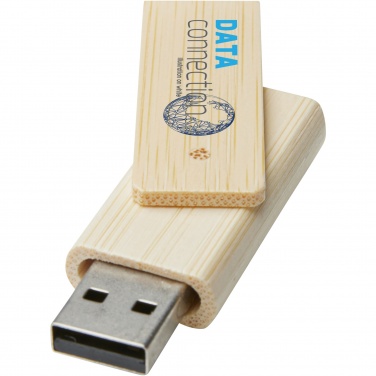 Logotrade mainoslahja tuotekuva: Rotate 8 Gt bambuinen USB-muistitikku