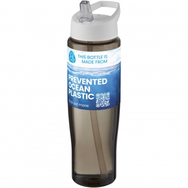 Logo trade liikelahja mainoslahja tuotekuva: H2O Active® Eco Tempo 700 ml:n urheilujuomapullo nokallisella korkilla