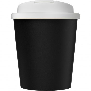 Logo trade mainostuotet tuotekuva: Americano® Espresso Eco 250 ml kahvimuki kierrätetystä materiaalista. Läikkymätön kansi.