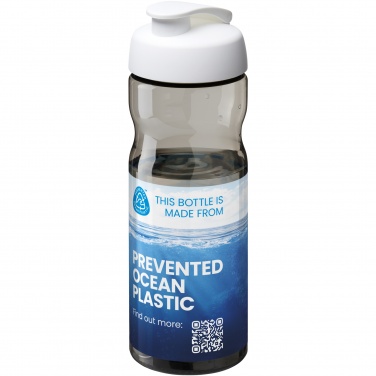 Logo trade mainoslahja ja liikelahja tuotekuva: H2O Active® Eco Base 650 ml:n urheilujuomapullo läppäkannella