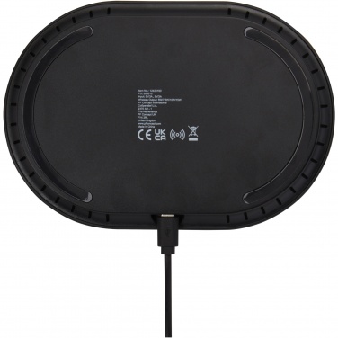 Logo trade liikelahja kuva: Ray langaton latausalusta RGB-tunnelmavalolla