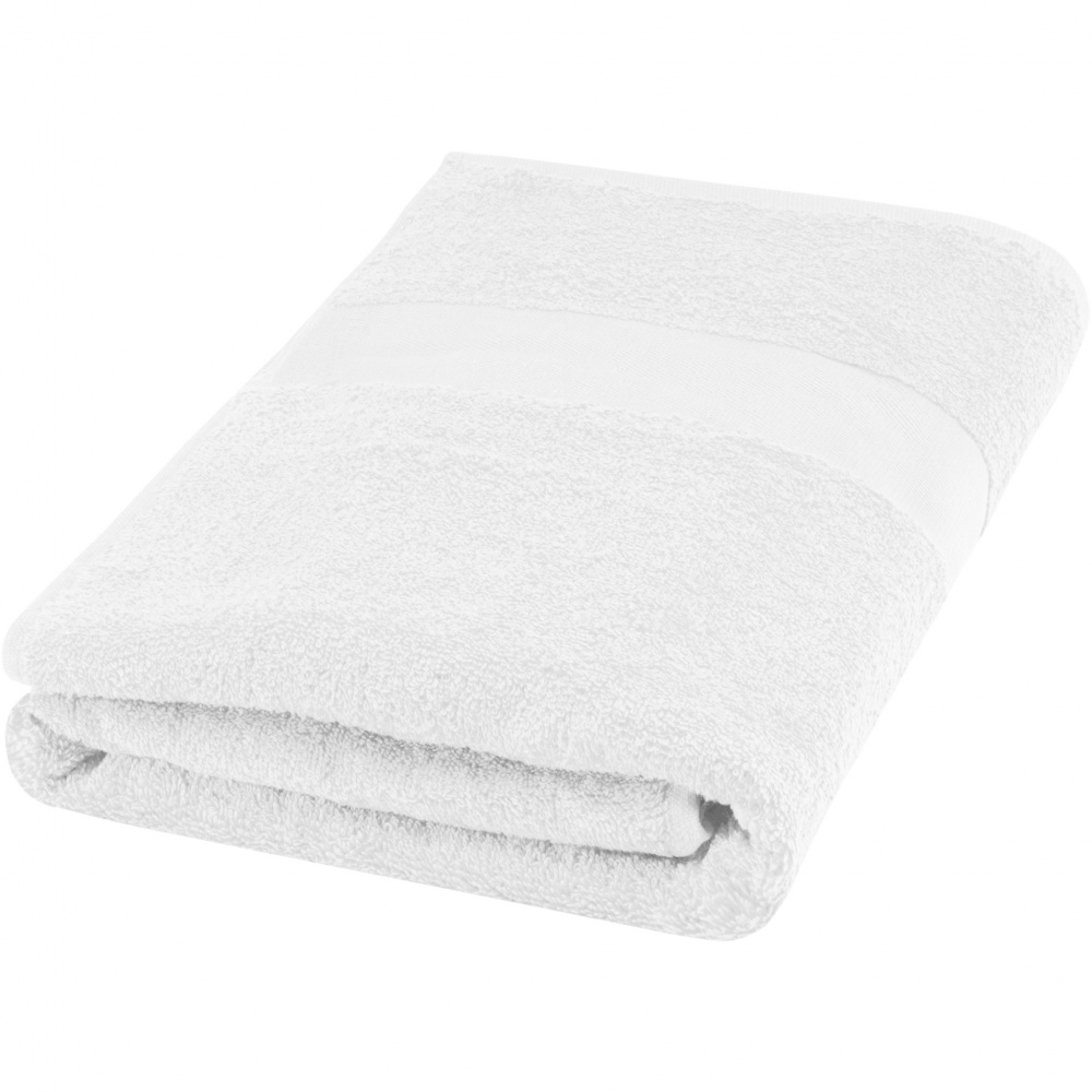 Logo trade liikelahjat mainoslahjat kuva: Amelia puuvillainen pyyhe, 450 g/m², 70x140 cm
