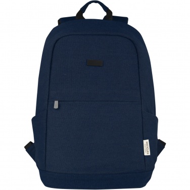 Logotrade mainostuotet kuva: Joey 15,6" GRS-kierrätetystä kankaasta valmistettu varkaudenestoreppu kannettavalle 18 l