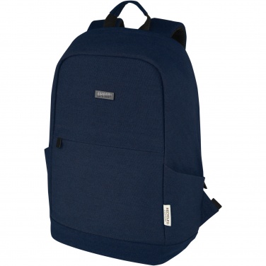 Logotrade mainoslahja ja liikelahja kuva: Joey 15,6" GRS-kierrätetystä kankaasta valmistettu varkaudenestoreppu kannettavalle 18 l