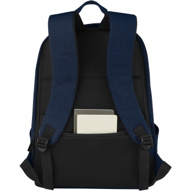 Logotrade mainoslahja ja liikelahja kuva: Joey 15,6" GRS-kierrätetystä kankaasta valmistettu varkaudenestoreppu kannettavalle 18 l