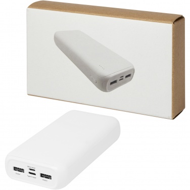Logo trade mainostuote kuva: Electro 20 000 mAh:n varavirtalähde kierrätetystä muovista 