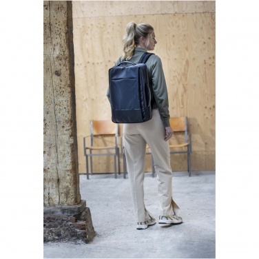 Logo trade mainoslahja kuva: Expedition Pro 17 tuuman GRS-kierrätetystä materiaalista valmistettu laajennettava reppu kannettavalle, 35 l