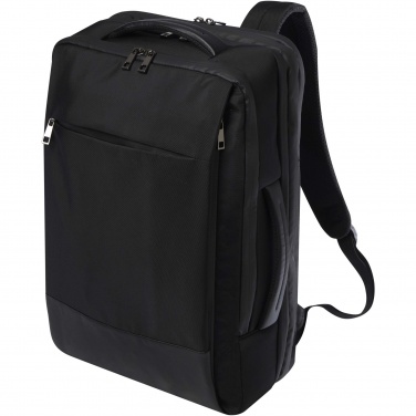 Logotrade liikelahja mainoslahja kuva: Expedition Pro 17 tuuman GRS-kierrätetystä materiaalista valmistettu laajennettava reppu kannettavalle, 35 l