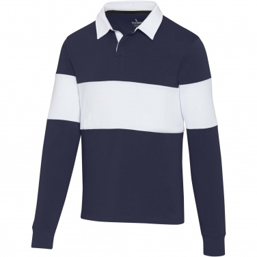 Logotrade liikelahjat mainoslahjat tuotekuva: Clyde unisex organic rugby polo sweatshirt