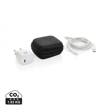 Logotrade mainoslahjat ja liikelahjat tuotekuva: Boost RCS kierrätetty PET 20W USB-C 2 kpl lataussetti