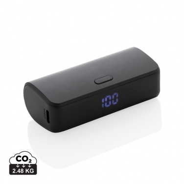 Logo trade liikelahjat tuotekuva: FlashCharge 5000mAh pikalatausvirtapankki RCS muovista