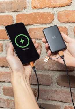Logo trade liikelahjat mainoslahjat kuva: RCS 5000mAh varavirtalähde langattomalla latauksella