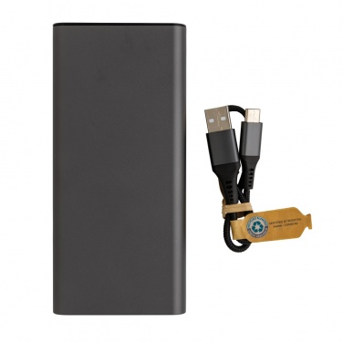 Logo trade liikelahjat mainoslahjat kuva: Terra RCS alumiininen 20w 20000mAh varavirtalähde